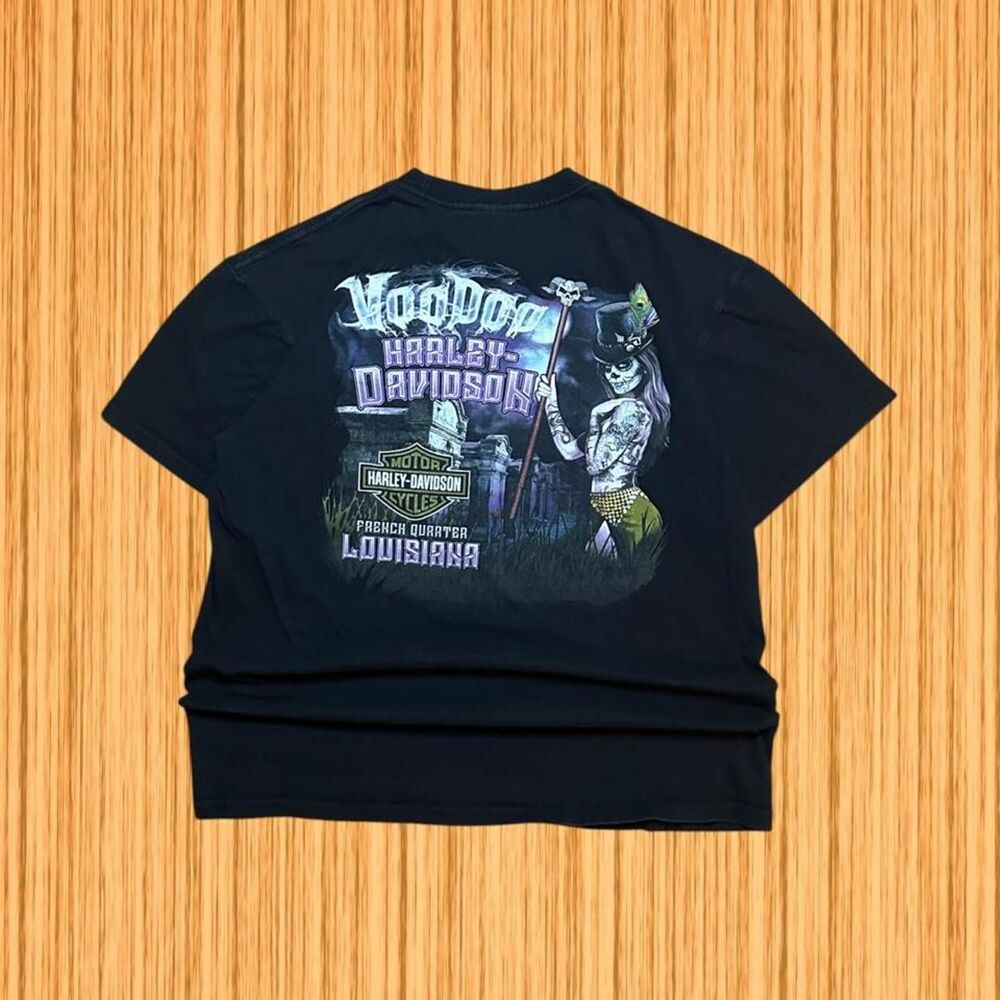 Harley Davidson Motorcycle Pocket Graphic T-Shirt